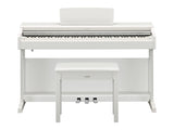 Yamaha - YDP-165 ARIUS Piano numérique standard avec banquette et pédalier 3 pédales - Blanc