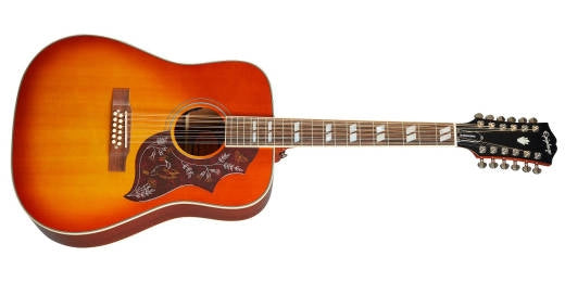 Epiphone - Inspired by Gibson Masterbilt Hummingbird 12 String - Aged Cherry Sunburst