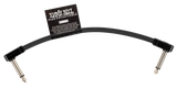 Câble de brassage flexible Ernie Ball - 6 pouces - Noir