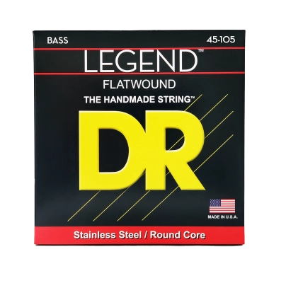 DR Strings - Cordes pour basse Hi Beam Flatwound - 45-105