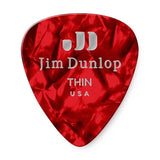 Dunlop - Celluloid Pearloid Player Pack (12 unités) - Rouge fin
