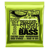 Ernie Ball - Cordes pour basse Regular Slinky Medium Scale 45-105
