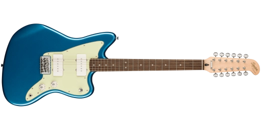 Squier - Paranormal Jazzmaster XII, touche en laurier - Bleu Lake Placid