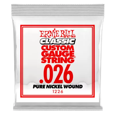 Ernie Ball - Corde simple en nickel pur - .026w