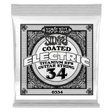 Ernie Ball - Guitare électrique à corde simple avec revêtement en nickel - 0,034 W