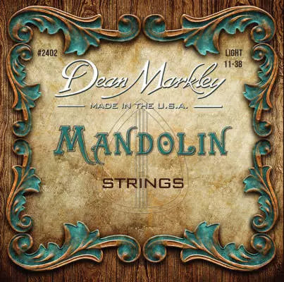 Dean Markley - Jeu de cordes pour mandoline en bronze phosphoreux Light