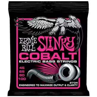 Cordes pour basse Ernie Ball Slinky Cobalt Super 45-100