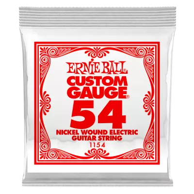 Corde de guitare simple filée nickel Ernie Ball - .054w