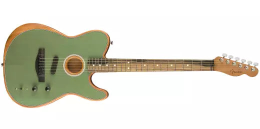 Fender - American Acoustasonic Telecaster avec housse - Surf Green
