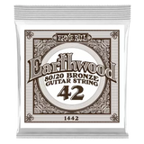 Corde de guitare simple Earthwood d'Ernie Ball - .042w