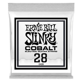 Corde simple pour guitare électrique Ernie Ball, filée au cobalt, 0,028