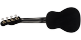 Fender - Venice Soprano Ukulele, Walnut Fretboard - Black 0971610706