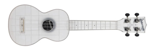 Kala - Ukulélé Soprano Waterman - Verre givré transparent