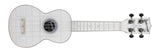 Kala - Waterman Soprano Ukulele - Frosted Glass Transparent
