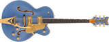 Gretsch Guitars - Falcon Hollow Body with String-Thru Bigsby and Gold Hardware, Ebony Fingerboard - Cerulean Smoke