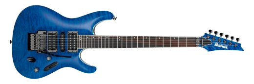 Guitare électrique Ibanez S6570Q Prestige Series - Bleu naturel