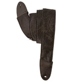 Sangle de guitare PRS Guitars - Motif cachemire, dos en nylon - Noire