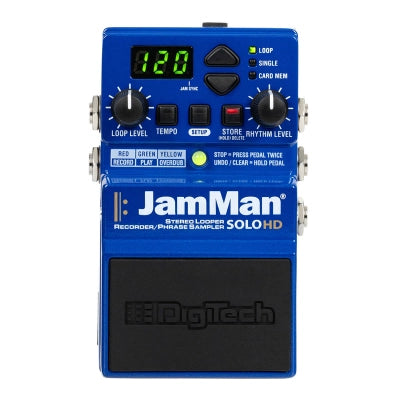 Digitech - JamMan Solo HD Boucleur/Enregistreur/Échantillonneur de phase stéréo