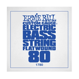 Corde simple pour basse électrique Ernie Ball .080 Flatwound