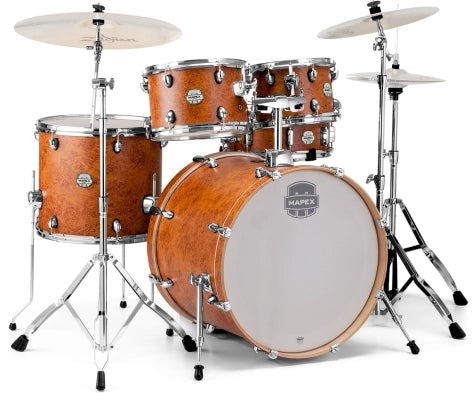 Mapex - Storm 5-Piece Drum Kit (22,10,12,16,SD) with Hardware - Woodgrain