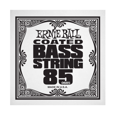 Corde simple pour basse électrique Ernie Ball .085 nickelée et revêtue