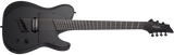 Schecter - PT-7 MS Black Ops 7-String Electric Guitar - Satin Black Open Pore