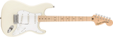 Squier - Stratocaster série Affinity, touche en érable - Blanc olympique
