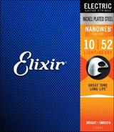 Cordes Elixir - Cordes électriques légères et lourdes NANOWEB