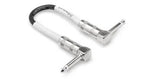 Hosa - Guitar Patch Cable, Low-profile Right Angle to Same, 6