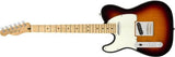 Fender - Player Telecaster pour gaucher en érable - 3 tons Sunburst