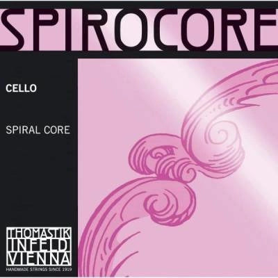 Thomastik-Infeld - Spirocore Corde de Mi aigu simple pour violoncelle 5 cordes 4/4