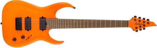 Jackson Guitars - Pro Series Signature Misha Mansoor Juggernaut HT7, touche en érable caramélisé - Orange fluo