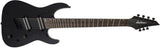 Jackson Guitars - Série X Dinky Arch Top DKAF7 MS, touche en laurier - Multi-Scale, noir brillant