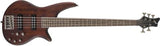 Jackson Guitars - JS Series Spectra Bass JS3V, Laurel Fingerboard - Walnut Stain