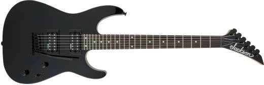 Jackson Guitars - Série JS Dinky JS12, touche amarante - Noir brillant