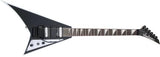 Jackson Guitars - Série JS Rhoads JS32, touche amarante - Noir avec biseaux blancs