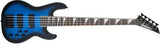 Jackson Guitars - JS Series Concert Bass JS3V, Amaranth Fingerboard - Metallic Blue Burst