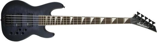 Jackson Guitars - Basse de concert série JS JS3VQ, touche amarante - Noir transparent éclatant