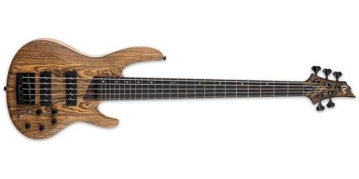 ESP Guitars - LTD B-1005 5-String Bass - Natural Satin Bocote