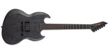 ESP Guitars - Guitare électrique Signature LTD RM-600 Reba Meyers avec étui - Marbre noir satiné