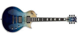 ESP Guitars - E-II Eclipse avec table en érable ronce de Buckeye - Dégradé naturel bleu