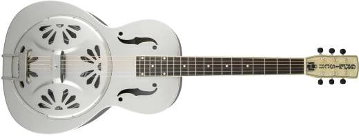 Gretsch Guitars - G9221 Bobtail Steel Round-Neck A.E., Steel Body Spider Cone Resonator Guitar w/Pickup