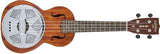 Gretsch Guitars - Ukulélé résonateur G9112 avec housse, touche en ovangkol, cône en biscuit - Teinte acajou miel