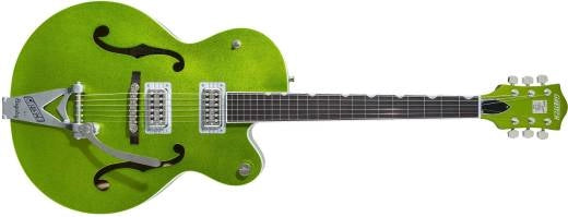 Guitares Gretsch - G6120T-HR Brian Setzer Signature Hot Rod Hollow Body avec Bigsby - Extreme Coolant Green Sparkle