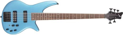 Jackson Guitars - Basse Spectra SBX V Série X, touche en laurier - Bleu électrique