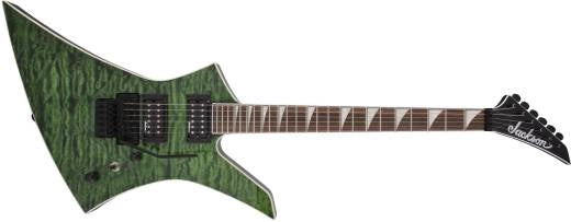 Jackson Guitars - Série X Kelly KEXQ, touche en laurier - Vert transparent