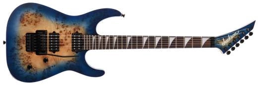 Jackson Guitars - Série MJ Dinky DKRP, touche en ébène - Bleu transparent éclatant
