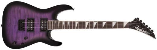 Jackson Guitars - Série JS Dinky Arch Top JS32Q DKA HT, touche amarante - Violet transparent