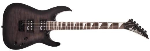 Jackson Guitars - Série JS Dinky Arch Top JS32Q DKA HT, touche amarante - Noir transparent