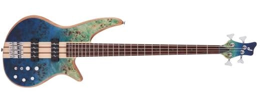 Jackson Guitars - Pro Series Spectra Bass SBP IV, touche en jatoba caramélisé - Bleu Caraïbes